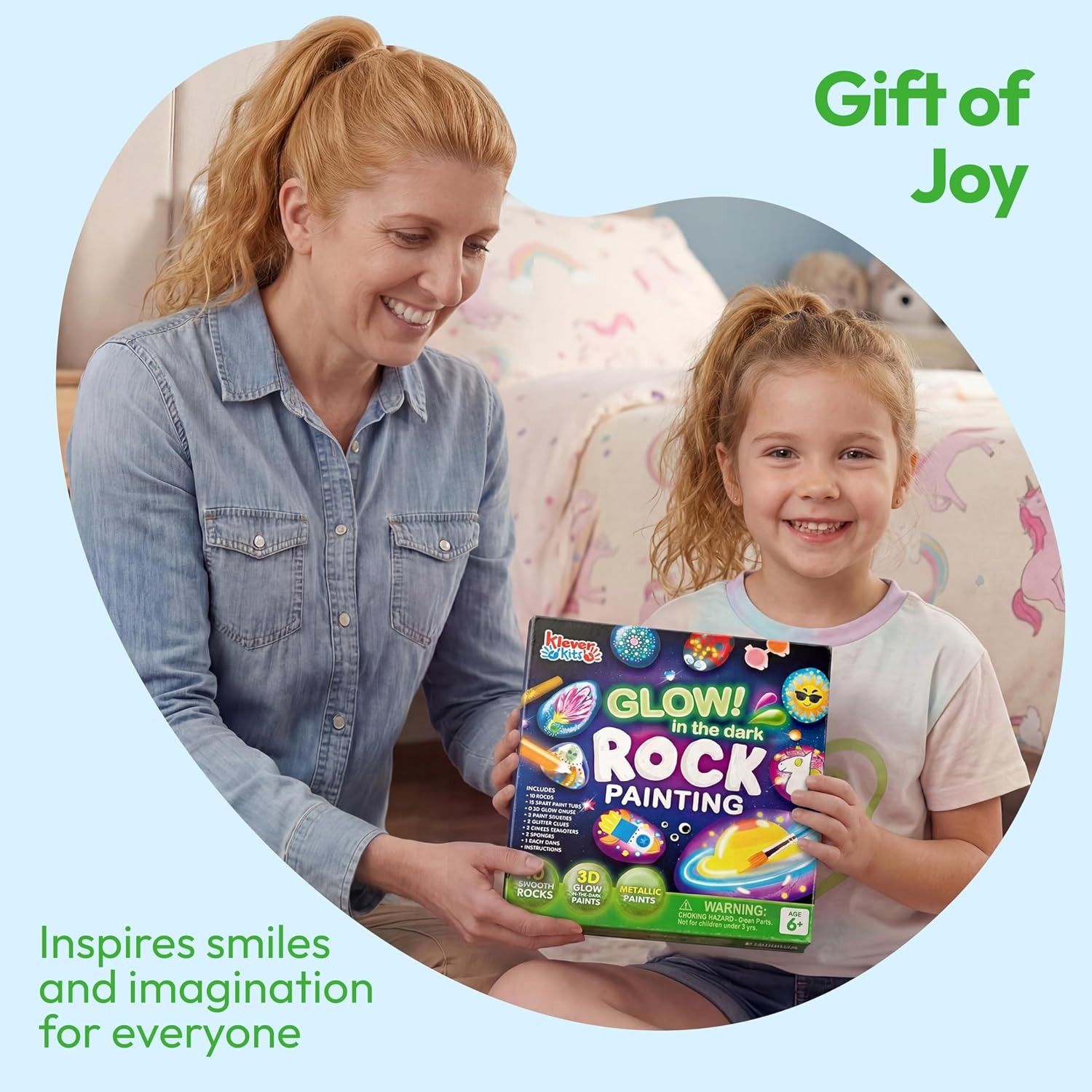 Glow in the Dark Rock Painting Kit (44 Pieces): image 7