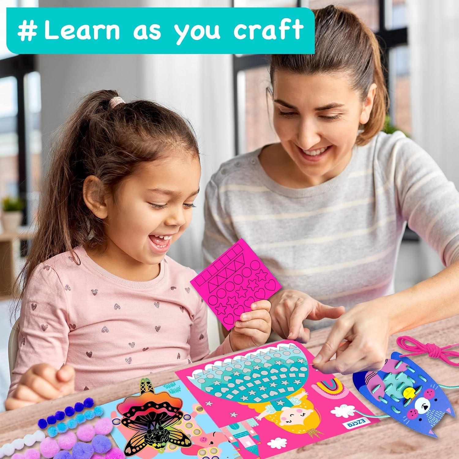 Craft-It-All Kids Craft Box with 21 Unicorn and Fantasy Projects