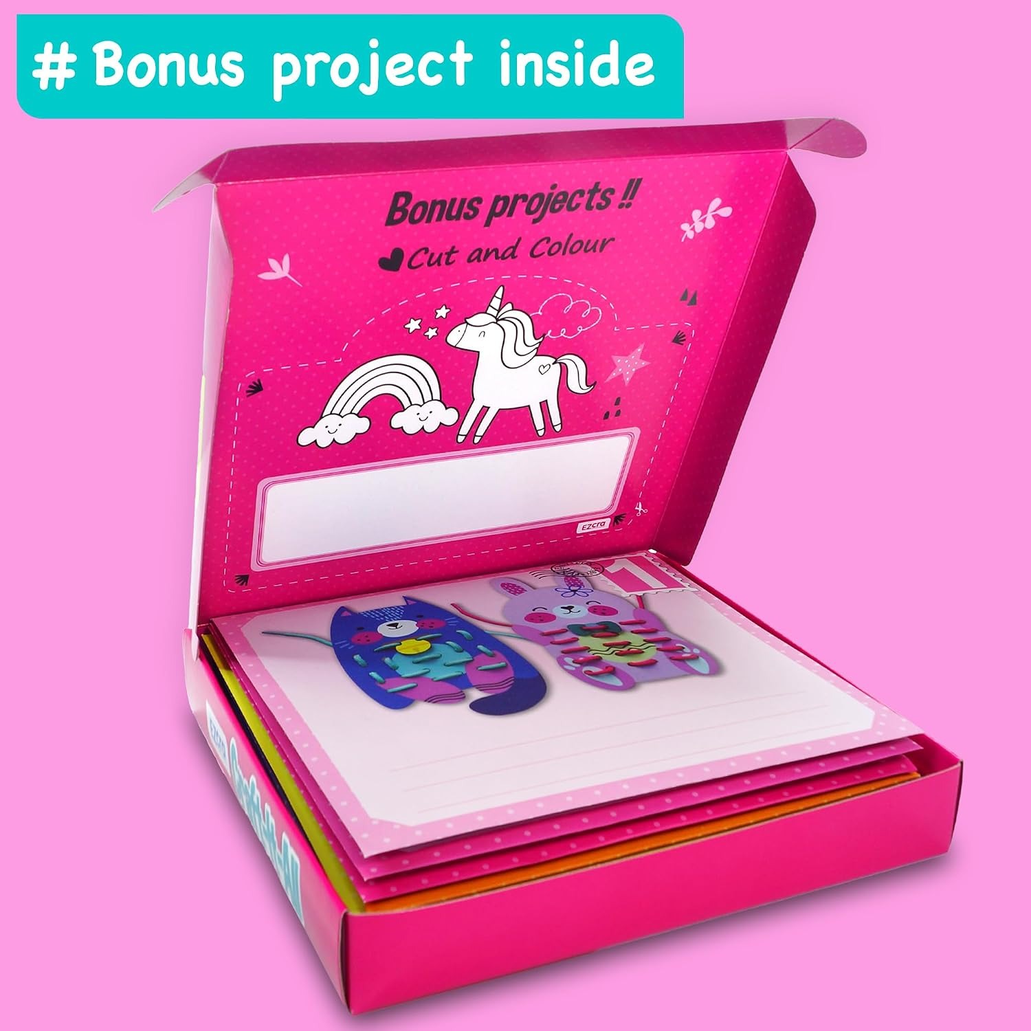 Craft-It-All Kids Craft Box with 21 Unicorn and Fantasy Projects