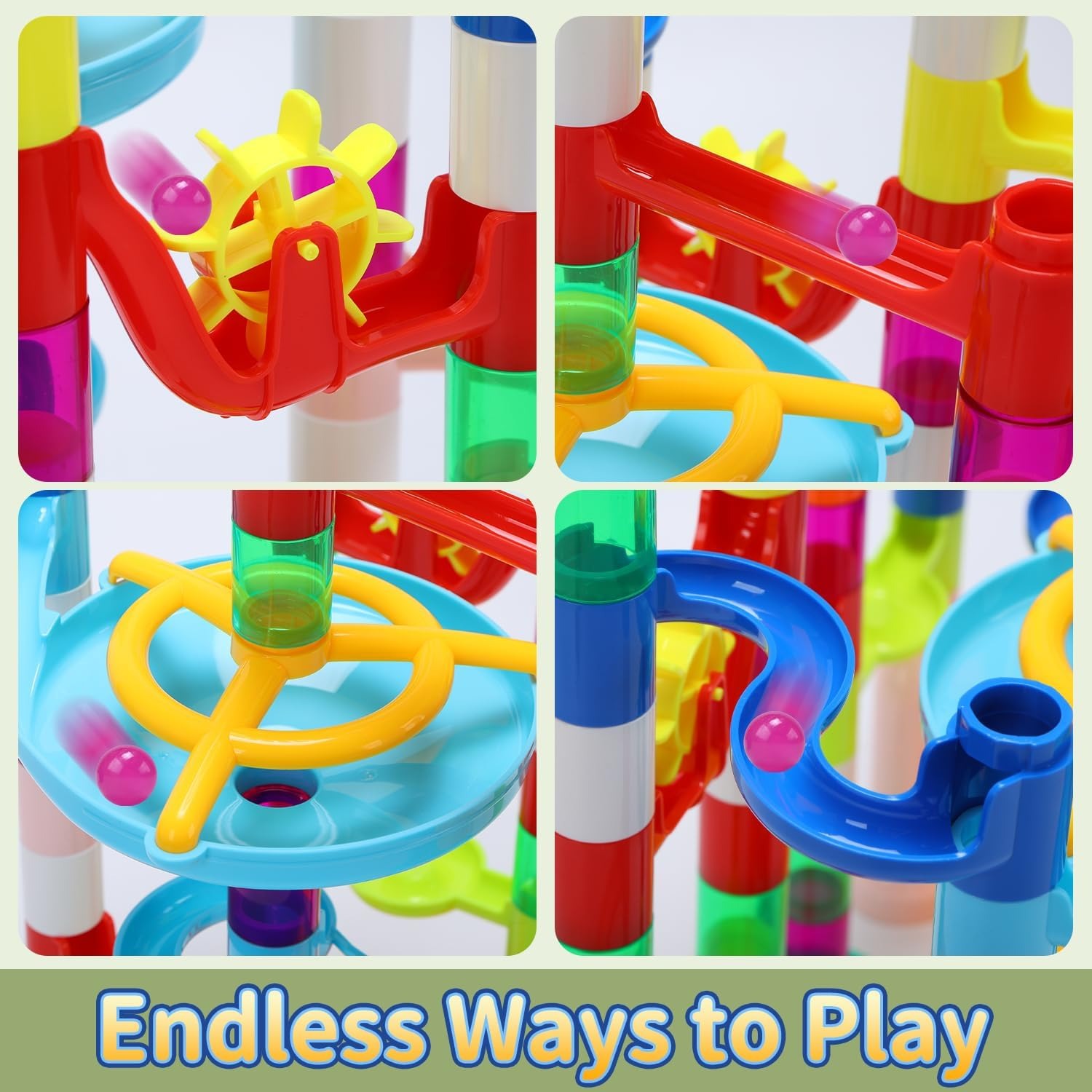 105 Piece Marble Run Building Kit