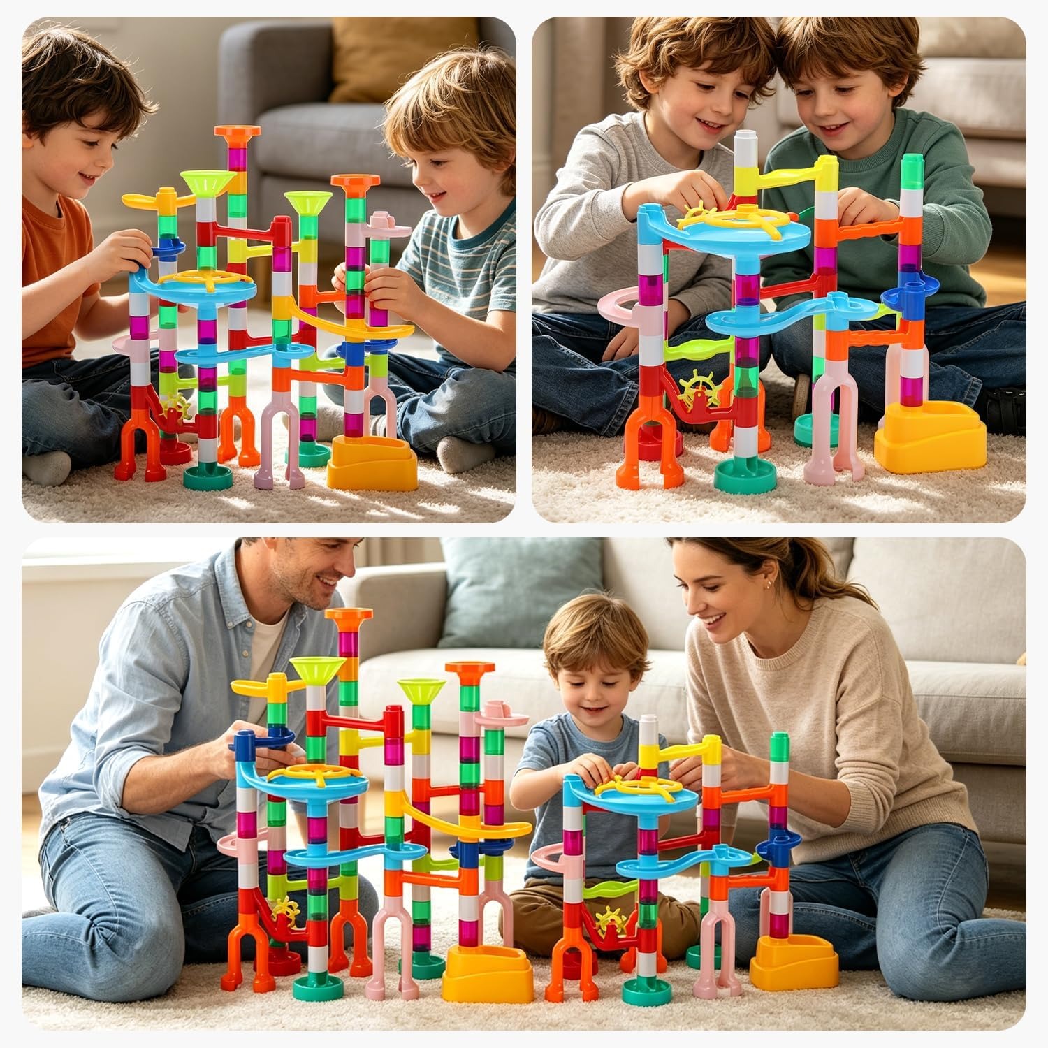 105 Piece Marble Run Building Kit