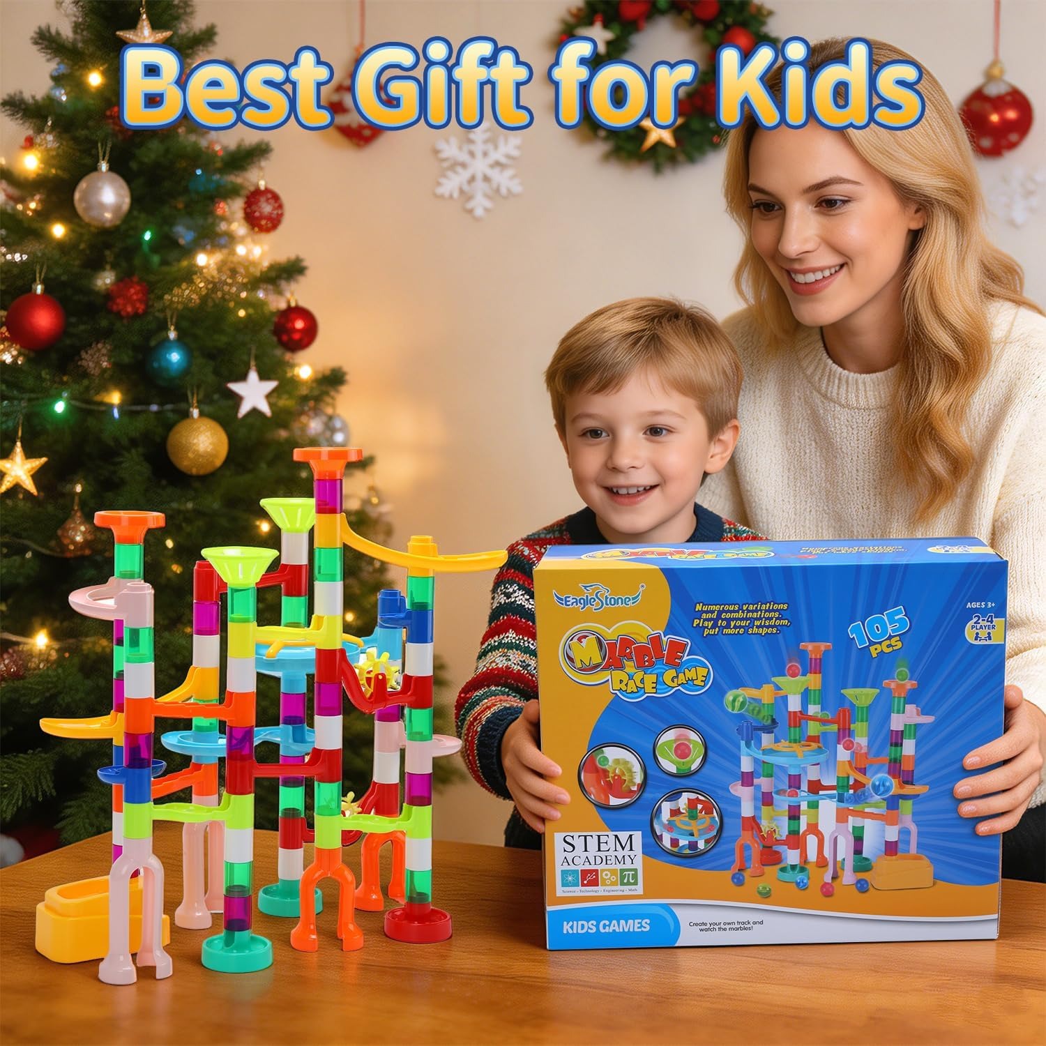 105 Piece Marble Run Building Kit: image 7