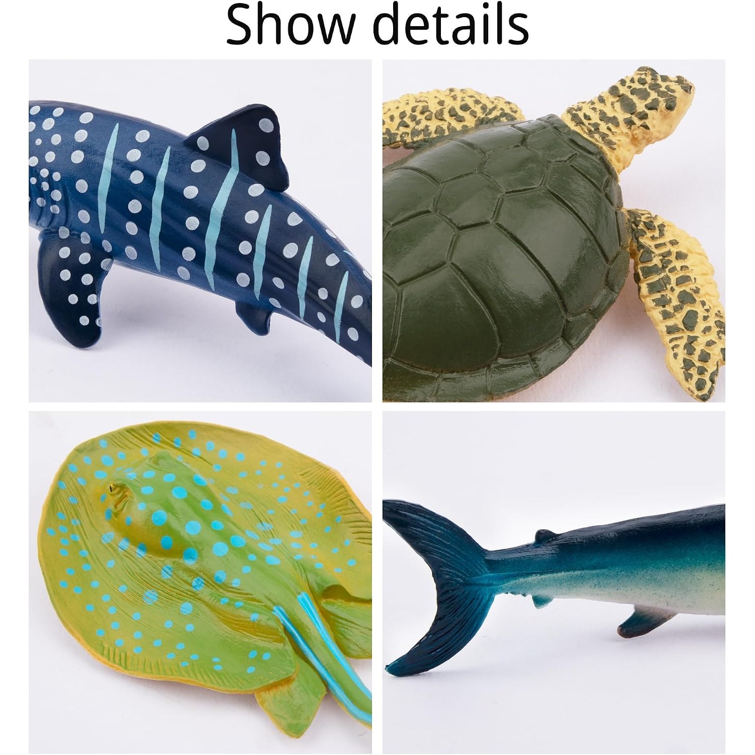 24-Piece Mini Sea Animal Figurines Set