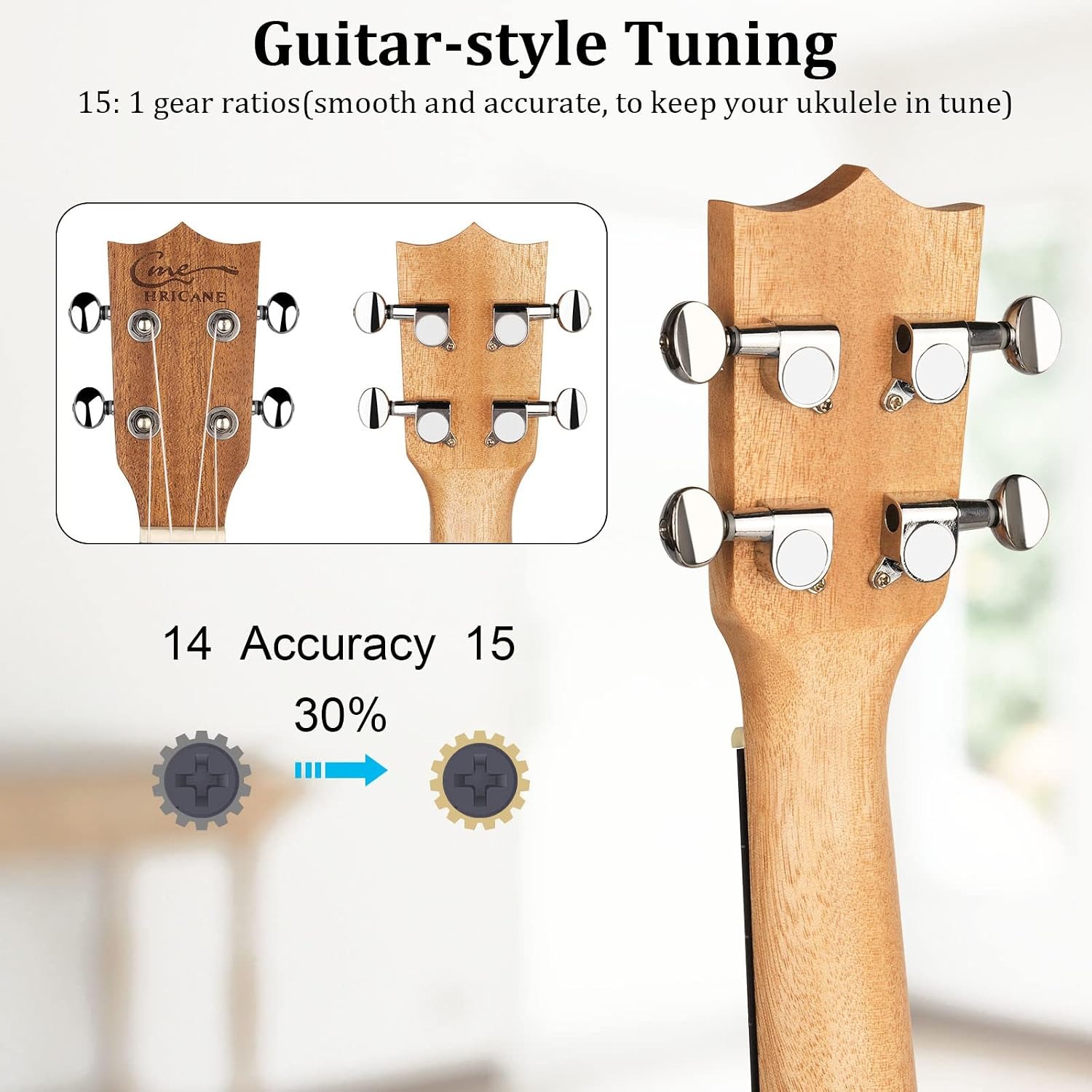 23 Inch Concert Ukulele Beginner Set: image 2
