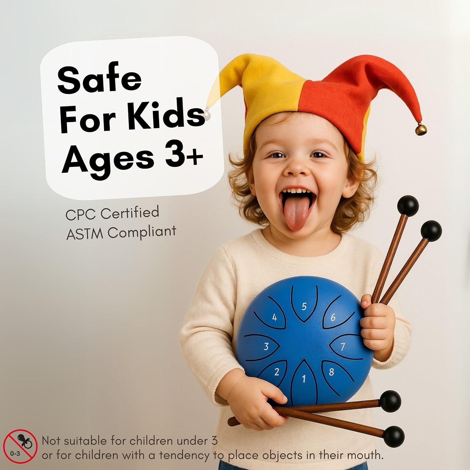 Magic Calm Kids Steel Tongue Drum Set