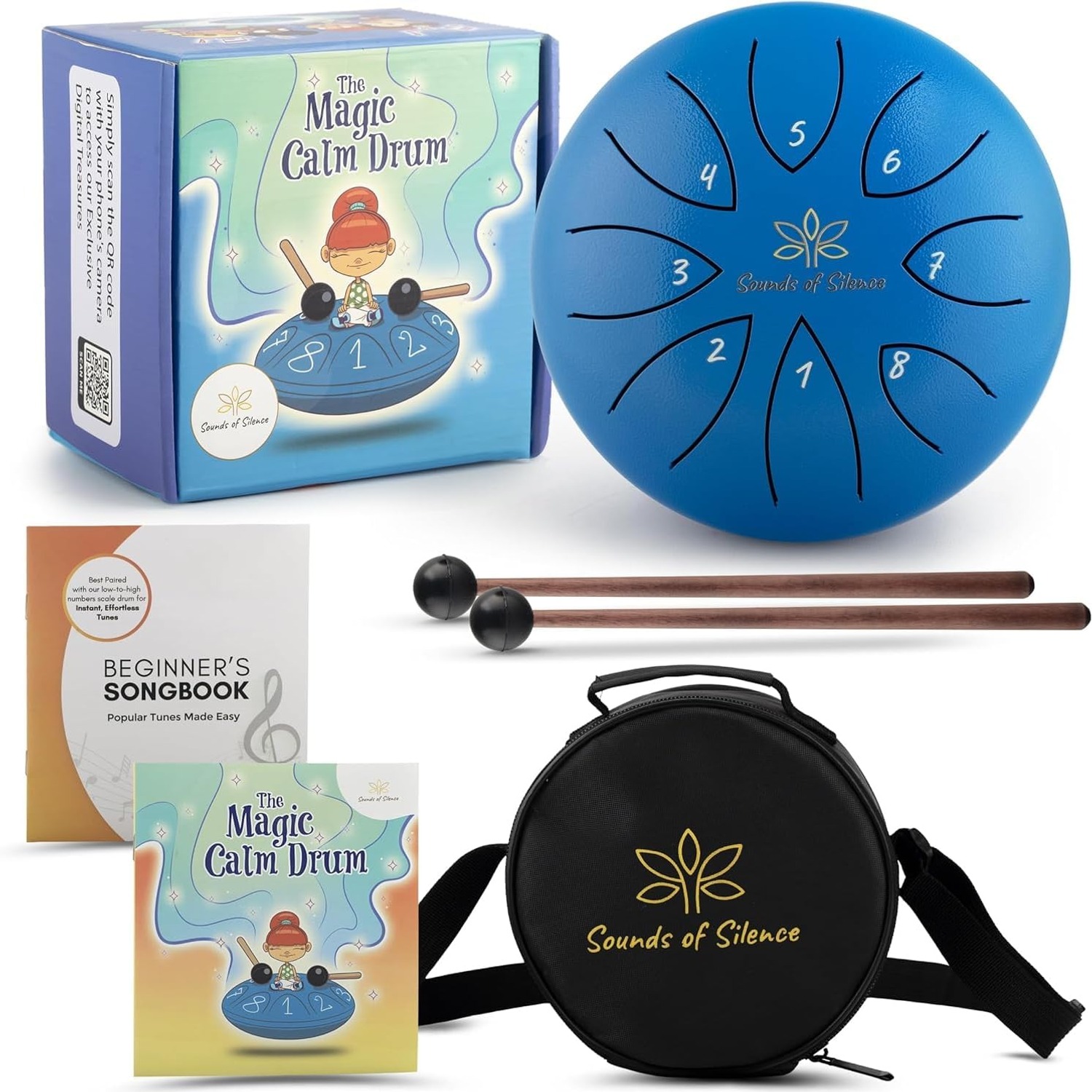Magic Calm Kids Steel Tongue Drum Set