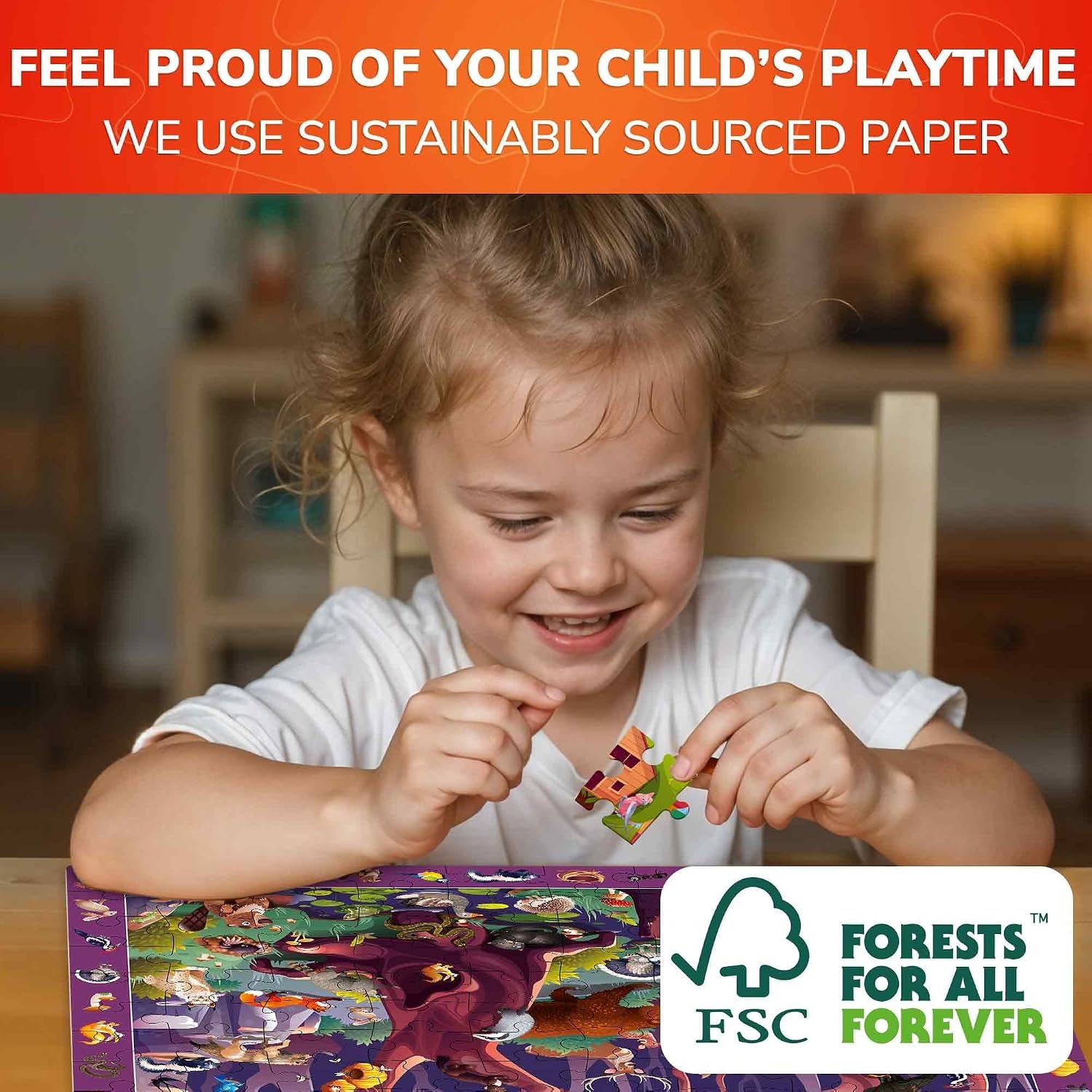 100 Piece Puzzles 4 Pack with Animals and Dinosaurs: image 6