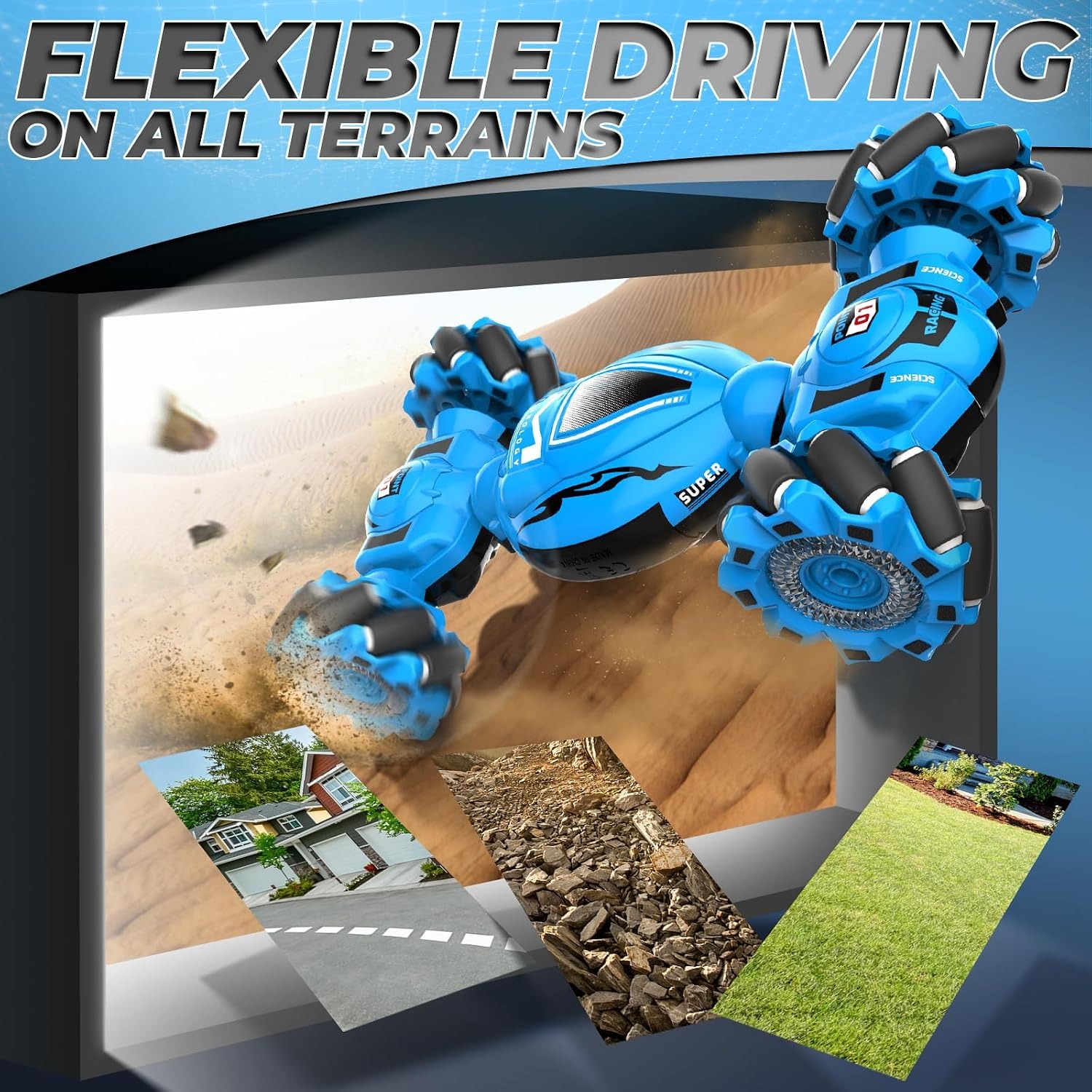 Gesture Control Stunt Car with Sensing Watch