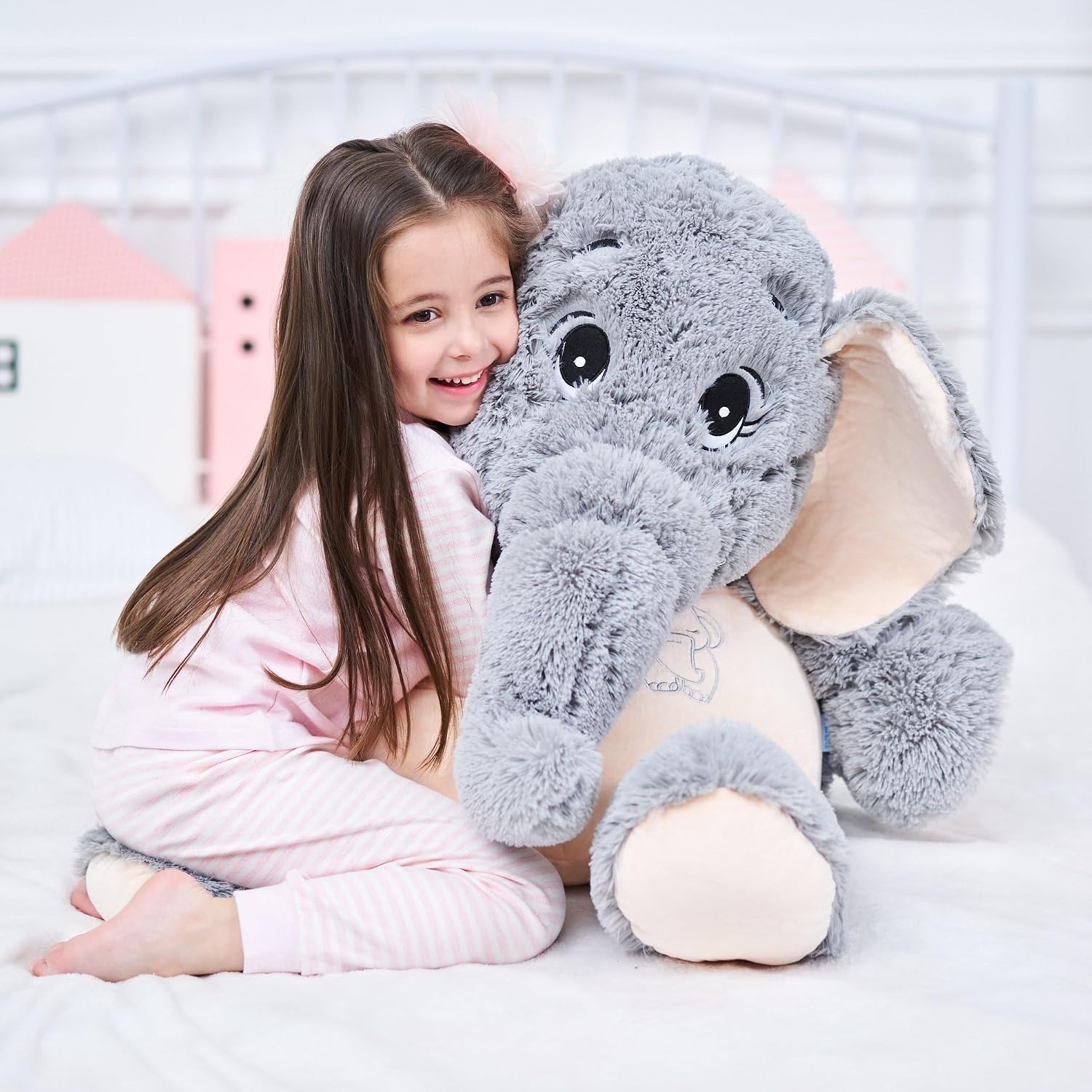 Giant Elephant Plush Toy 39 Inch: image 2