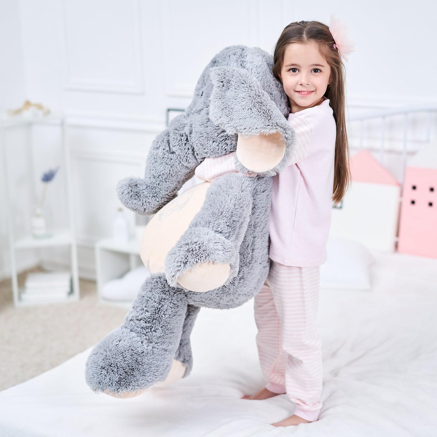 Giant Elephant Plush Toy 39 Inch: image 4