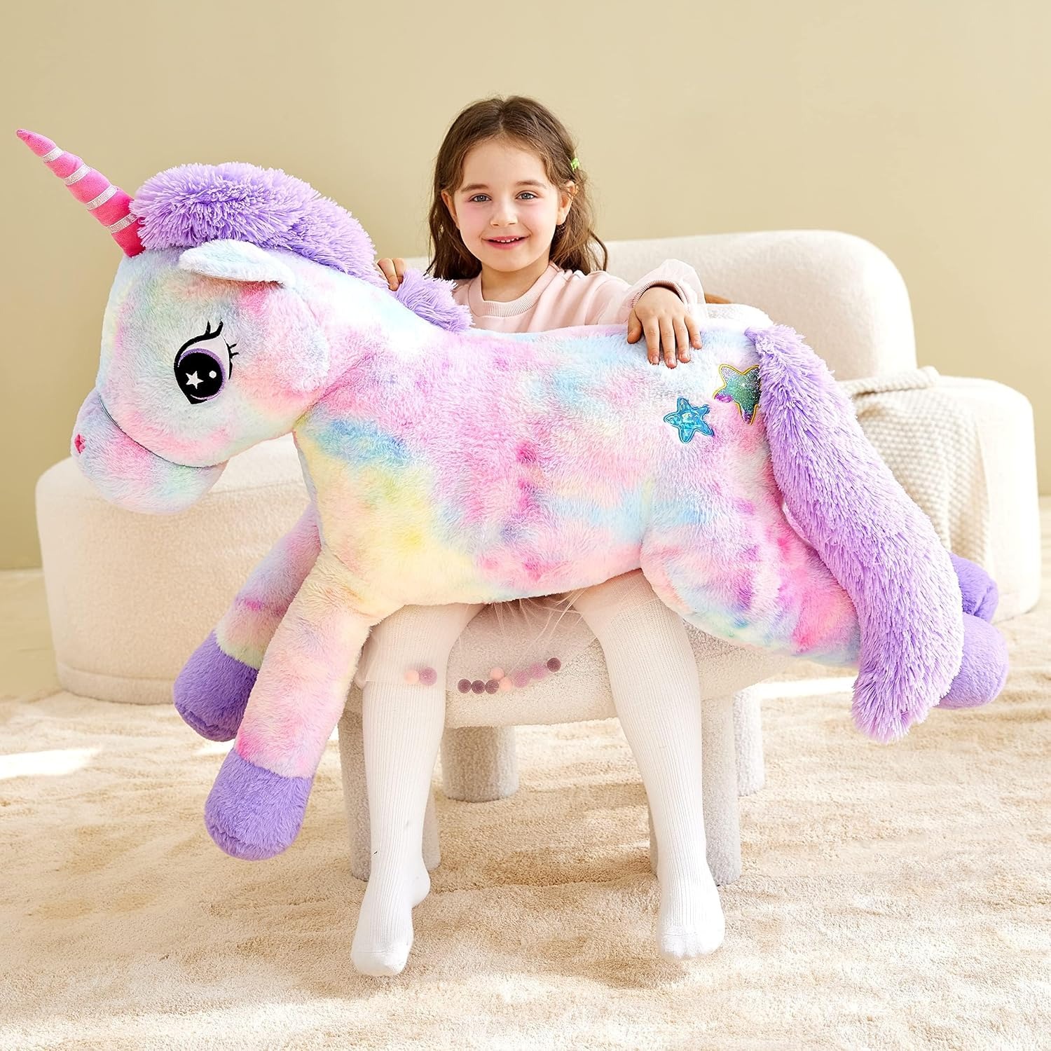 Giant Unicorn Plush Toy 43 Inch