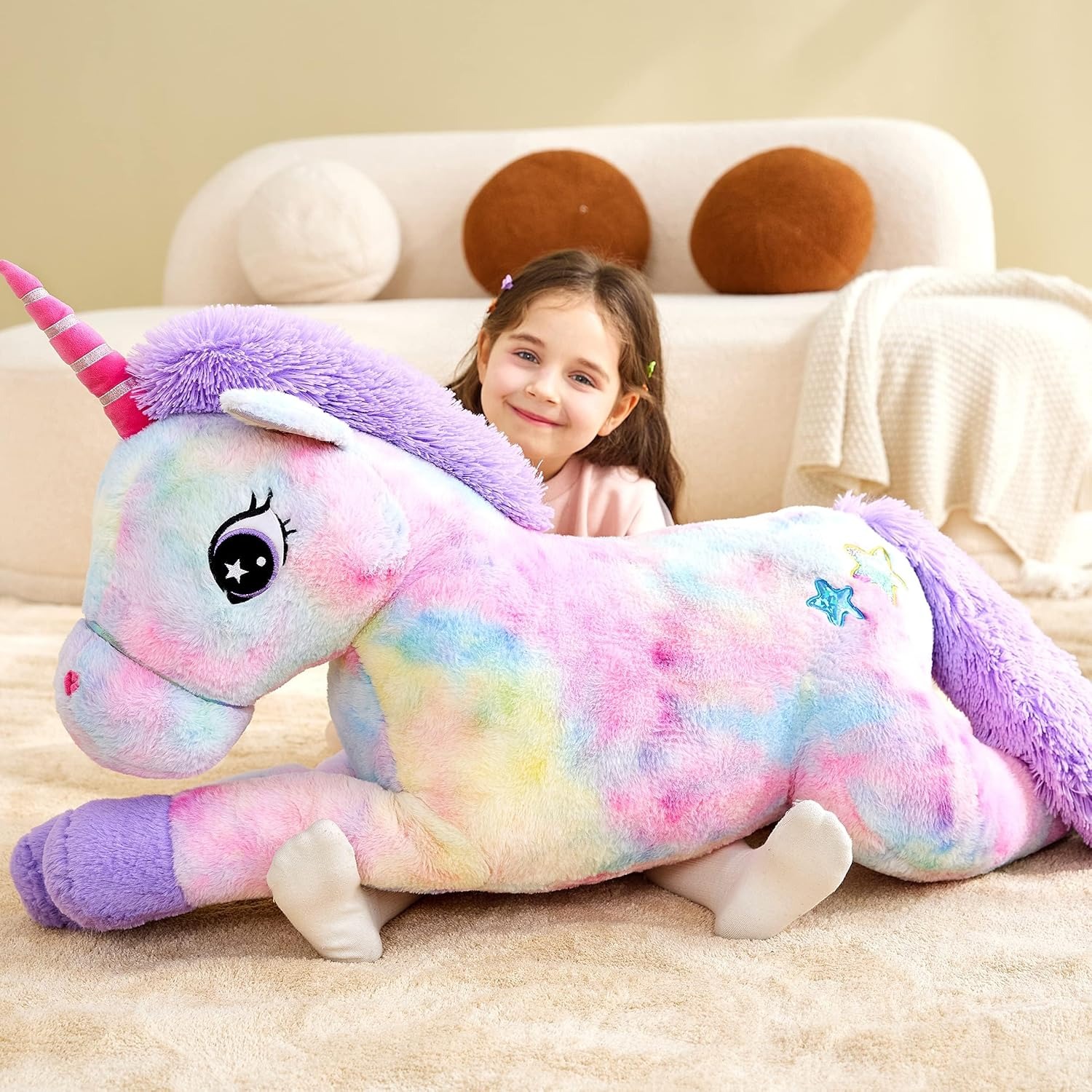 Giant Unicorn Plush Toy 43 Inch