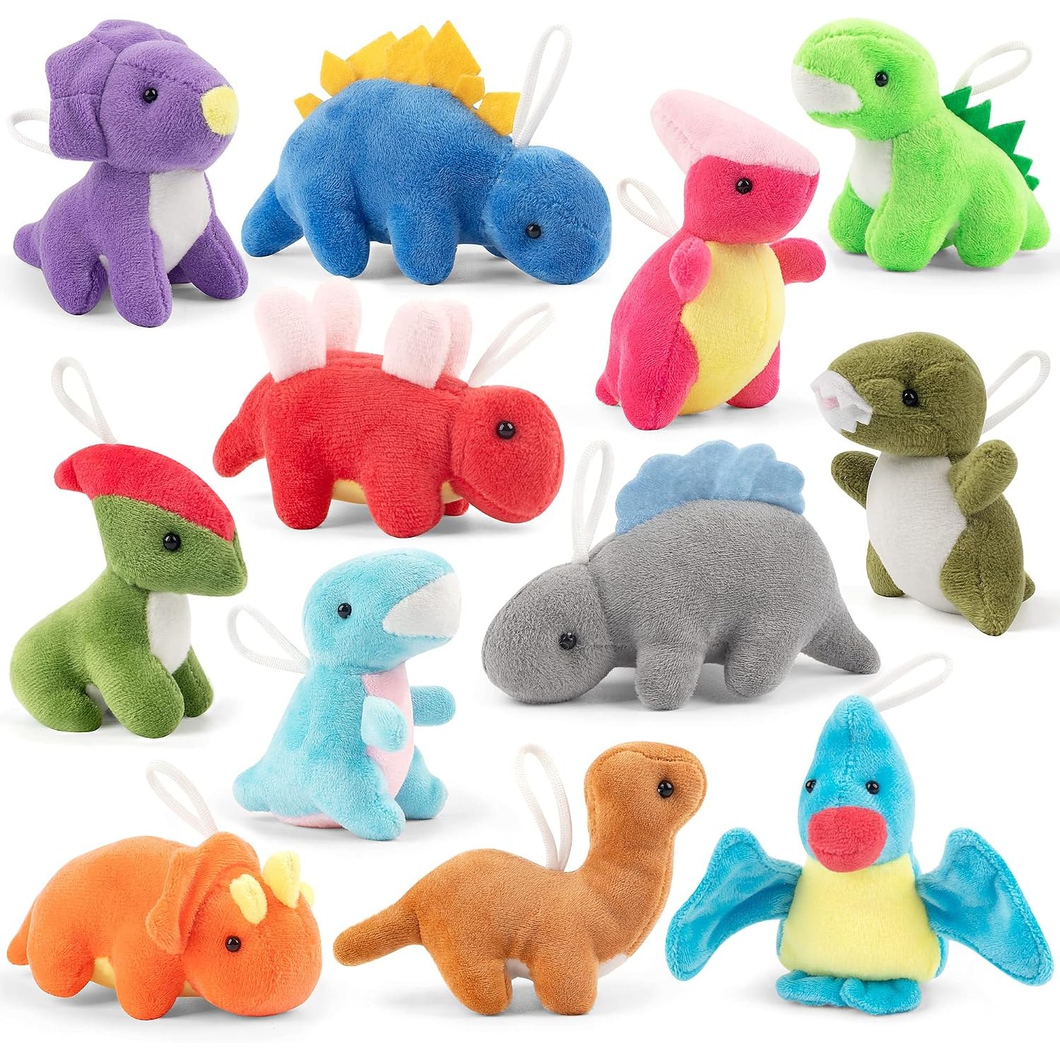 Mini Dinosaur Plush 12 Pack