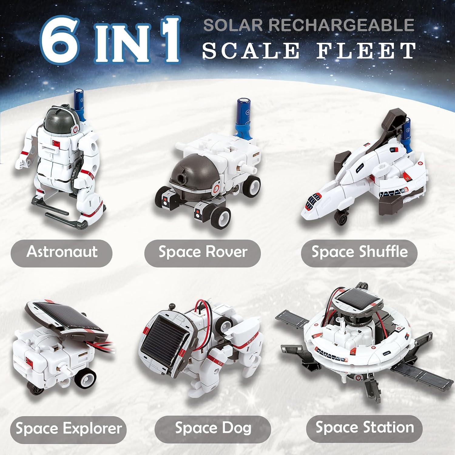 6-in-1 Solar Robot Kit