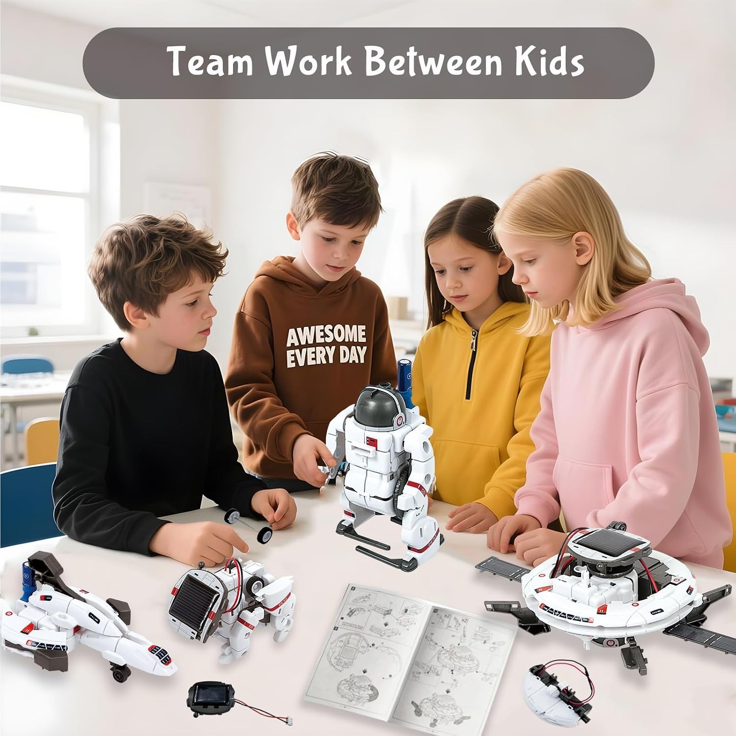6-in-1 Solar Robot Kit