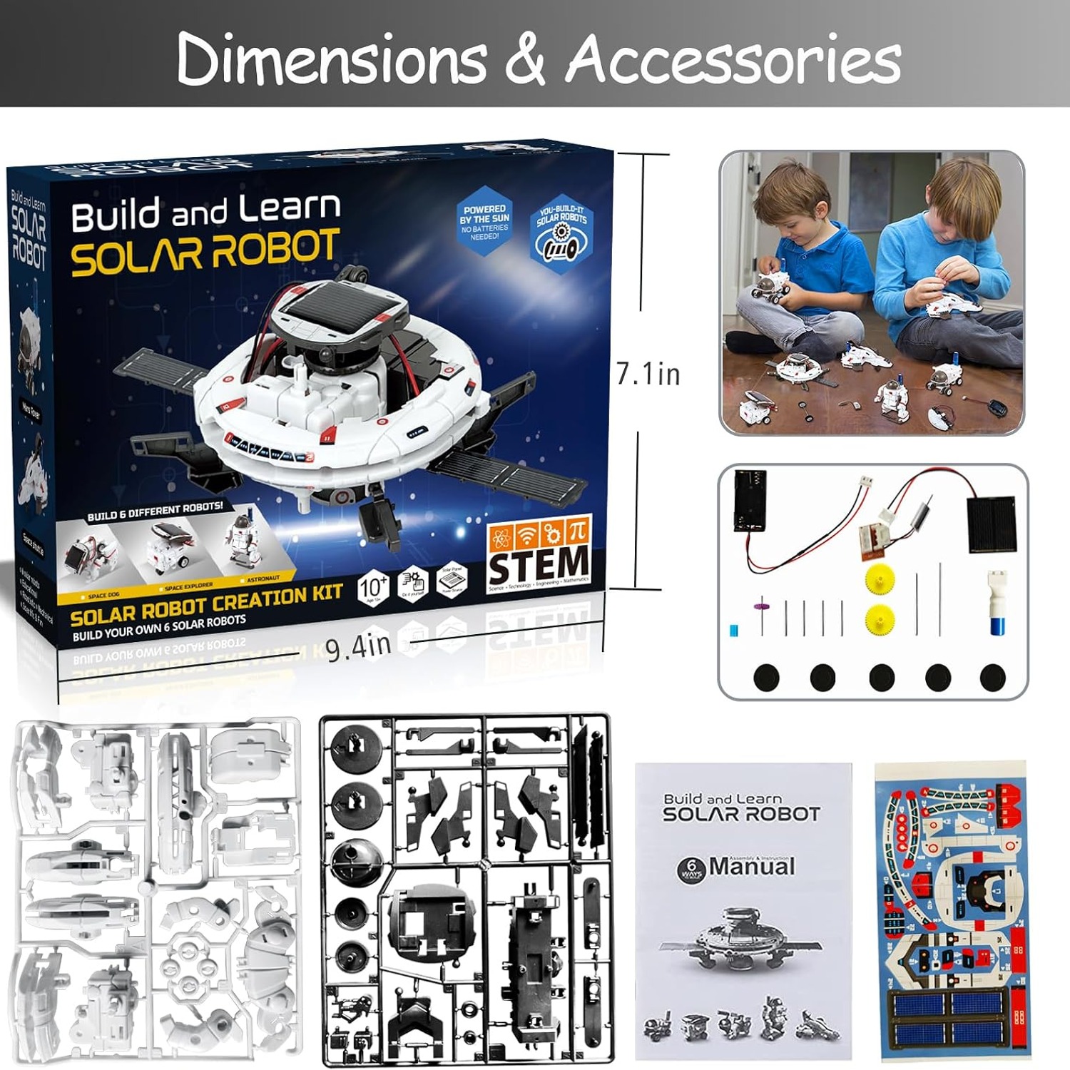 6-in-1 Solar Robot Kit: image 8