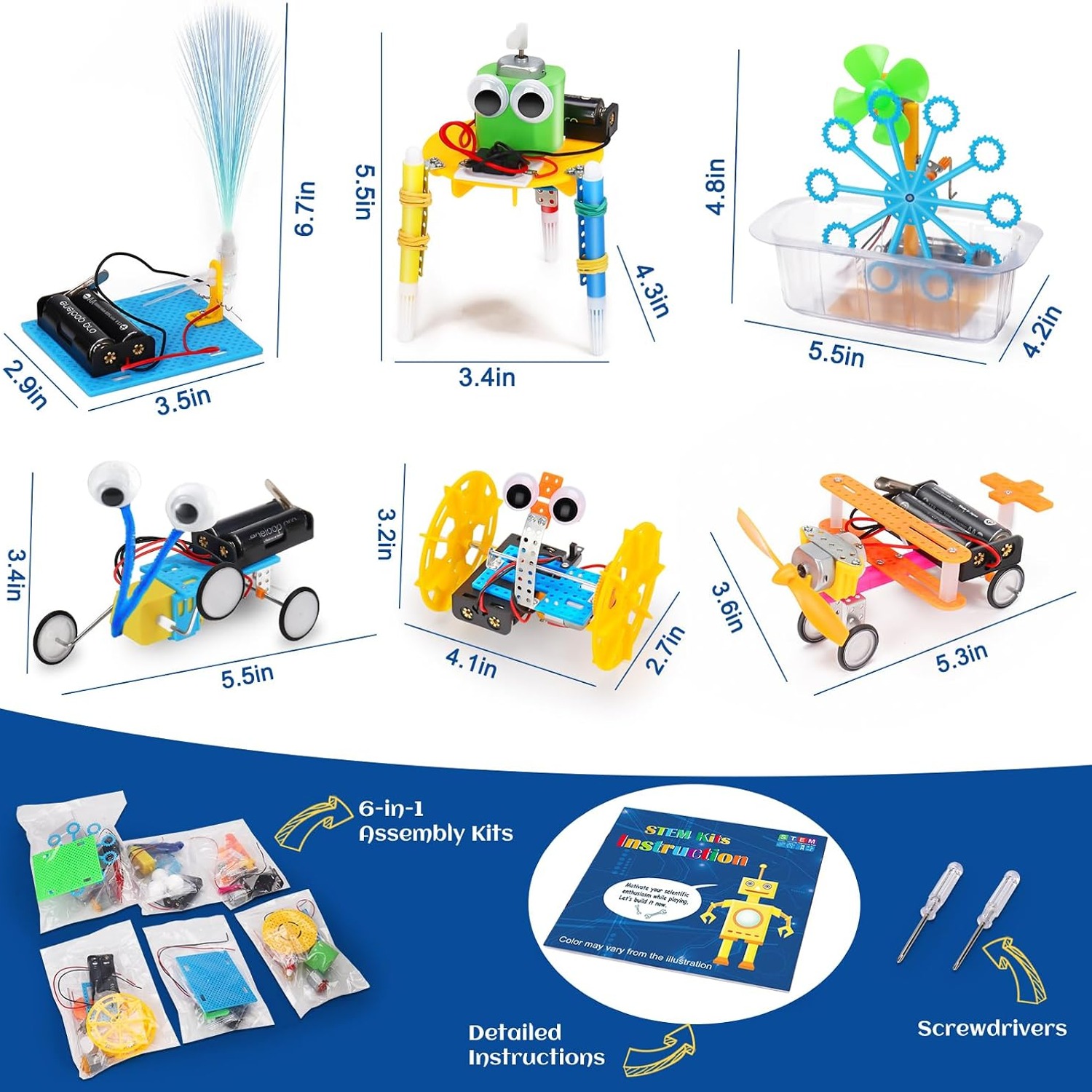 6-in-1 Science Robotics Kit for Kids