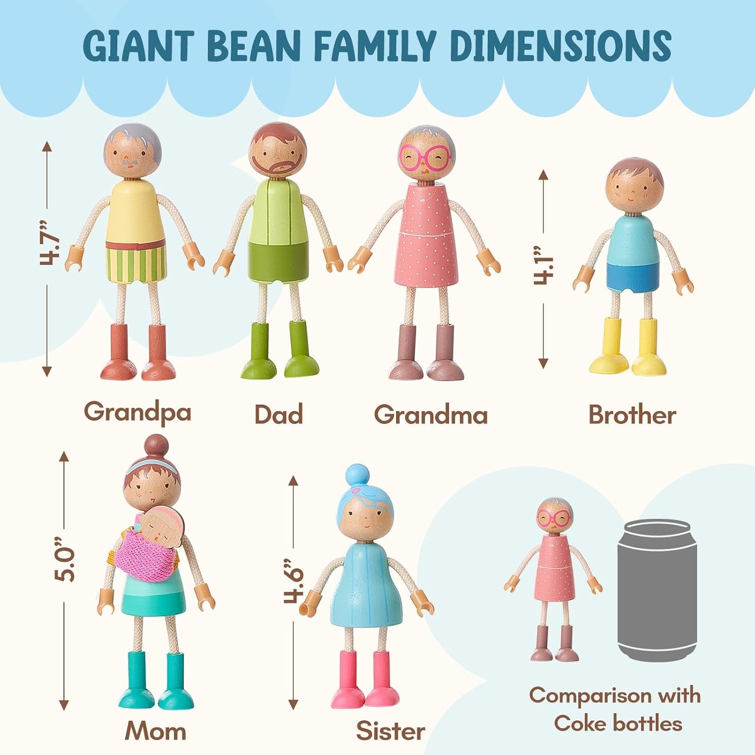 Wooden Doll Family Set: image 7